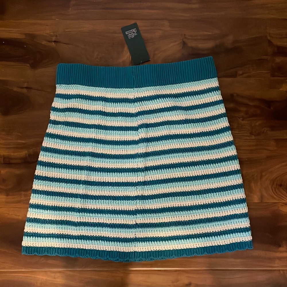 New With Tags! Wild Fable Women’s Blue Knit Skirt Size M
